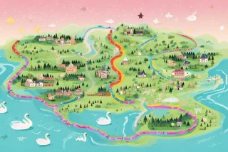 骑鹅旅行记路线图简单清晰（骑鹅旅行记路线图 简单）