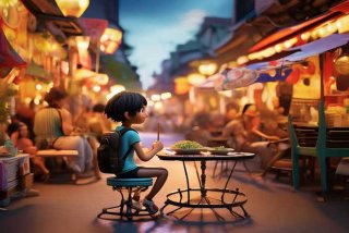 我一个吃饭旅行到处走走停停；我一个人吃饭旅行到处走走停停表情包