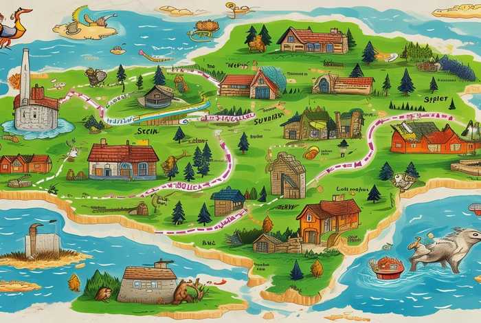 骑鹅旅行记思维导图路线 骑鹅旅行记思维导图路线图及事例 骑鹅旅行记思维导图路线 骑鹅旅行记思维导图路线图及事例