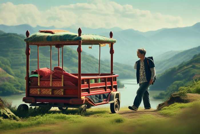 带床去旅行在广西、带床去旅行假的