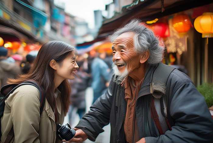 中国旅行博主（中国旅行博主回国前拜托朋友帮助车夫小哥）