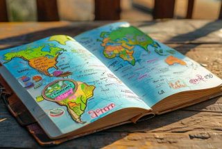 旅行日志本、旅行日志封面