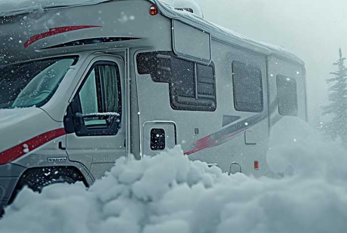 868房车旅行遭遇暴雪 868房车旅行记