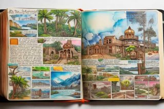 旅行日志图文并茂 - 旅行日志图文并茂手抄报