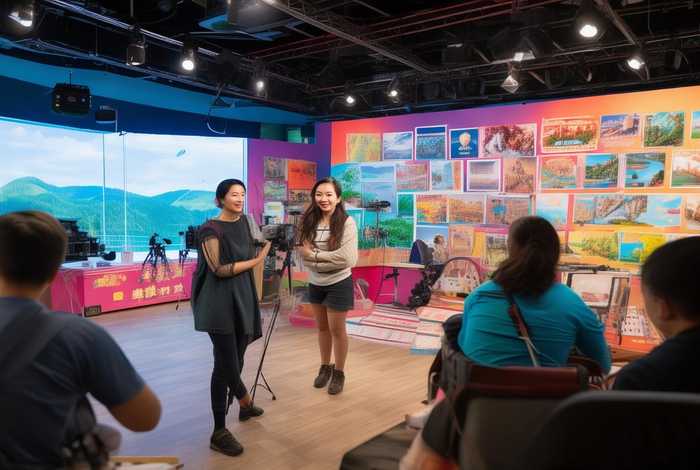 大莲萌爱旅行今天；大莲萌爱旅行今天的直播现场