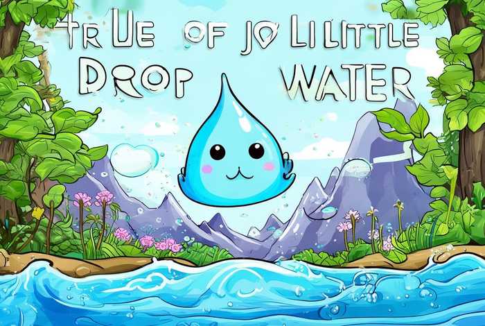 小水滴旅行记绘画 - 小水滴旅行记绘画作品