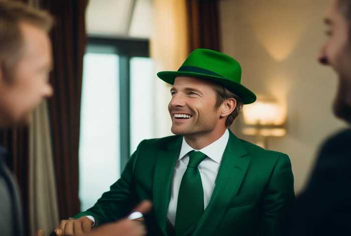 商务旅行中戴绿色帽子的老板同行台词，商务旅行中戴绿色帽子的老板同行台词在线