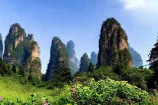 张家界旅游景点全景图，张家界旅游景点全景图门票多少钱