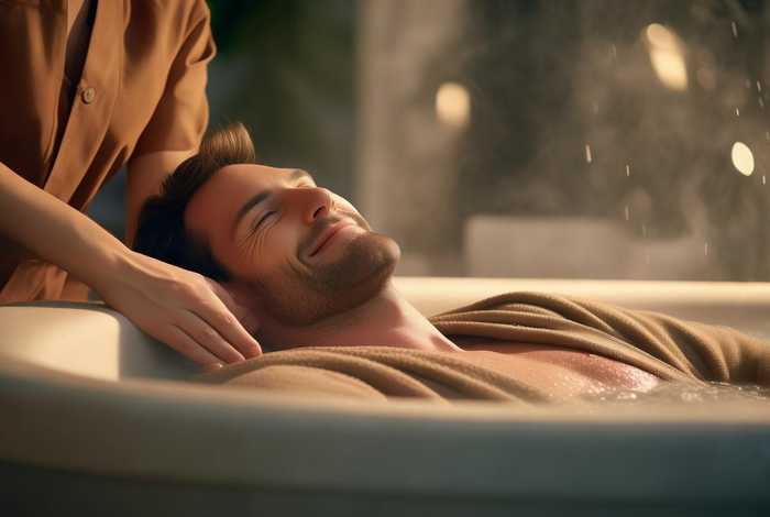 温泉旅行老公找按摩 - 老公去泡温泉