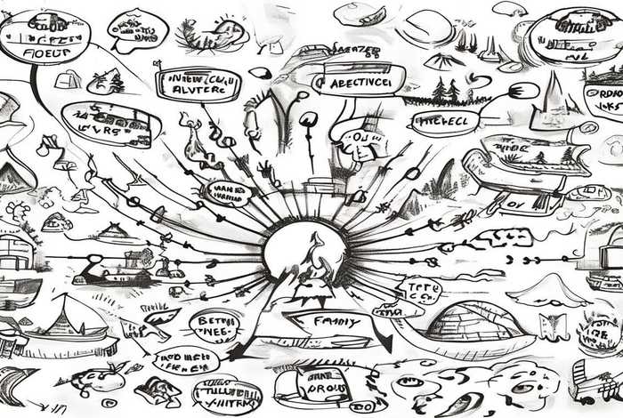 骑鹅旅行记思维导图模板大全 - 骑鹅旅行记思维导图模板大全黑白