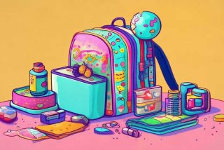 旅行必备物品简笔画、旅行必备物品简笔画图片可爱