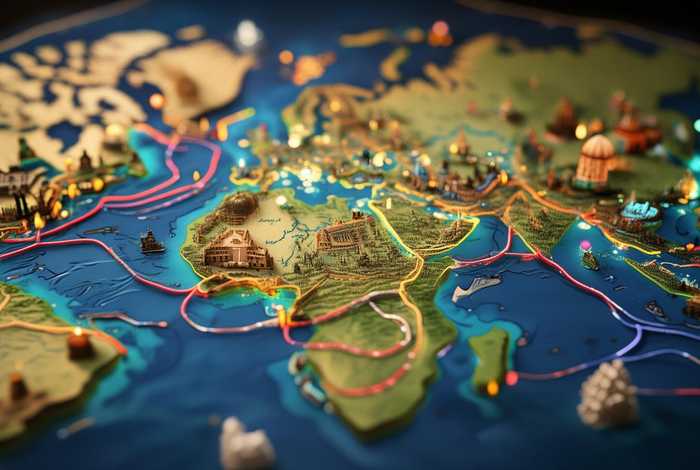 旅行地图轨迹动画 - 旅行地图轨迹动画视频