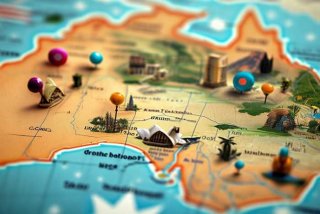 澳大利亚旅游景点；澳大利亚旅游景点分布图