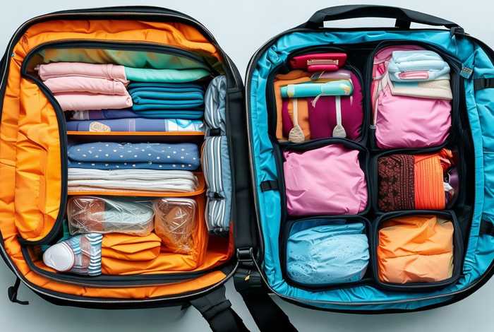 旅行背包收纳技巧；旅行背包收纳技巧视频