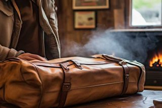 旅行袋后面有一条宽的横的带子 旅行袋有味道怎么处理