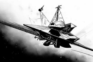 旅行者一号图片，旅行者一号图片简笔画