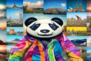 旅行熊猫健康码朋友圈文案、旅行熊猫健康码朋友圈文案图片