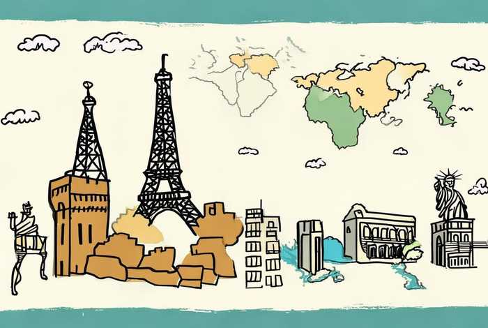 环球旅行图片 - 环球旅行图片简笔画