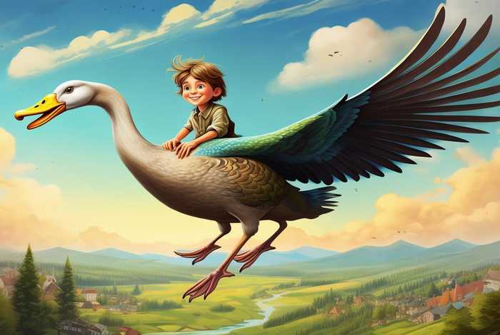 骑鹅旅行记好词好句第一章，骑鹅旅行记好词好句摘抄第一章