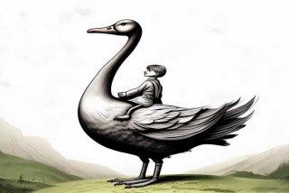 骑鹅旅行记图片，骑鹅旅行记图片简笔画