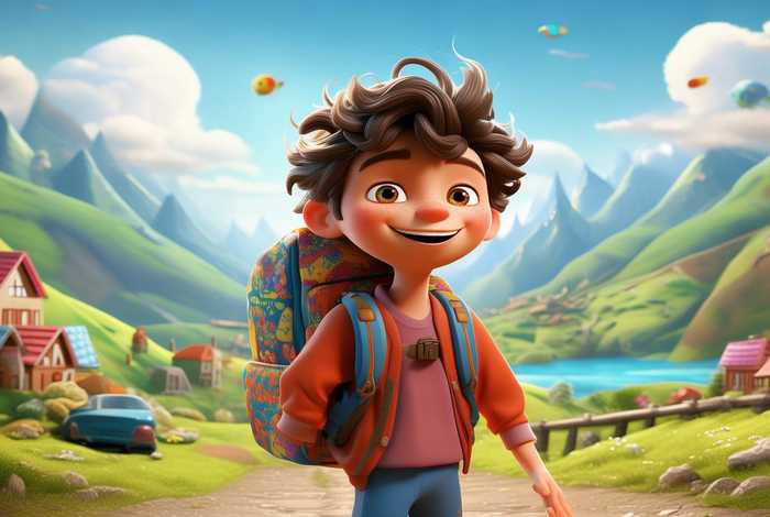 背包旅行的卡通图片 背包旅行的卡通图片可爱