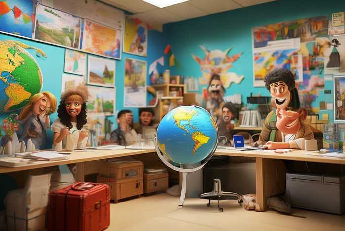 旅行社是干什么的；旅行社是干什么的用图画的形式画出来的