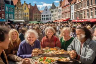 大莲萌爱旅行今天的视频；比利时的人种