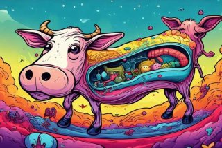 在牛肚子里旅行手抄报、在牛肚子里旅行手抄报图片