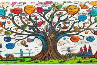 骑鹅旅行记思维导图手绘图，骑鹅旅行记的思维导图手抄报