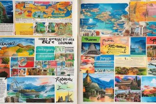 旅行日志手抄报，旅行日志手抄报模板