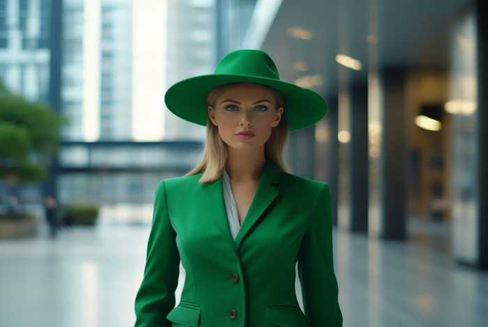 商务旅行戴绿色帽的女老板视频 - 商务旅行戴绿色帽的女老板视频22