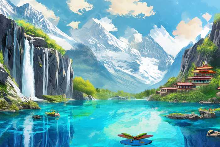 九寨沟旅行社海报；九寨沟旅行社海报设计