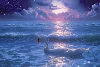 骑鹅旅行中的大海中的白银，《骑鹅旅行记》中的大海中的白银