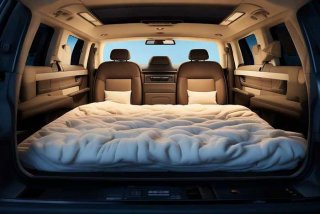 奥迪a4旅行版后排放倒能睡人吗，奥迪a4后排放倒睡人展示