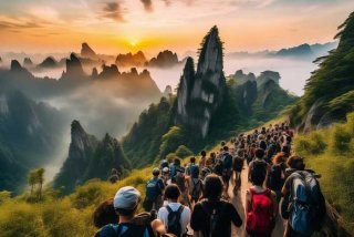 张家界旅行团四天三晚纯玩团、张家界四天三晚旅游团