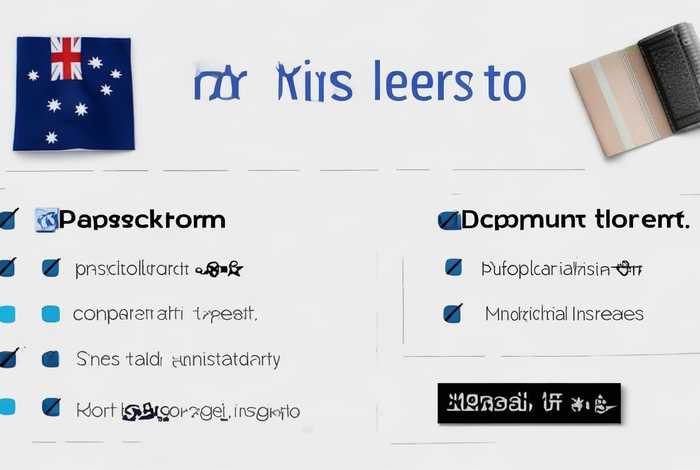 澳大利亚旅游签证需要哪些材料、澳大利亚旅游签证需要哪些材料和手续