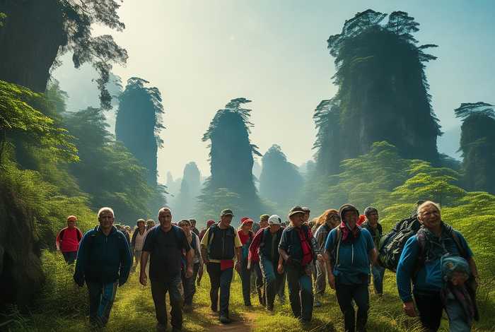 张家界旅行文案 - 张家界旅行文案累并快乐着