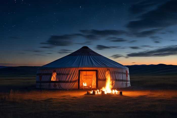 旅行的句子唯美短句蒙古包体验 - 关于蒙古包的唯美说说