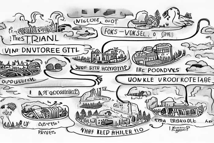 骑鹅旅行记思维导图模板大全 - 骑鹅旅行记思维导图模板大全黑白