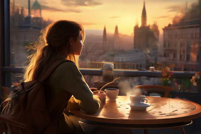 我一个人吃饭旅行到处走走停停下一句，我一个人吃饭旅行到处走走停停下一句怎么说