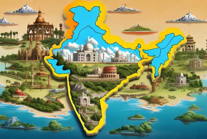 印度旅行地图 印度旅行地图高清