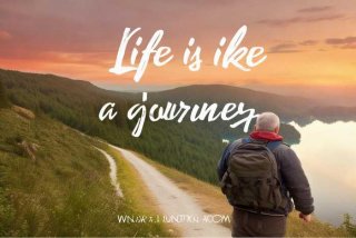 人生就像一场旅行经典语录，人生就像一场旅行经典语录图片