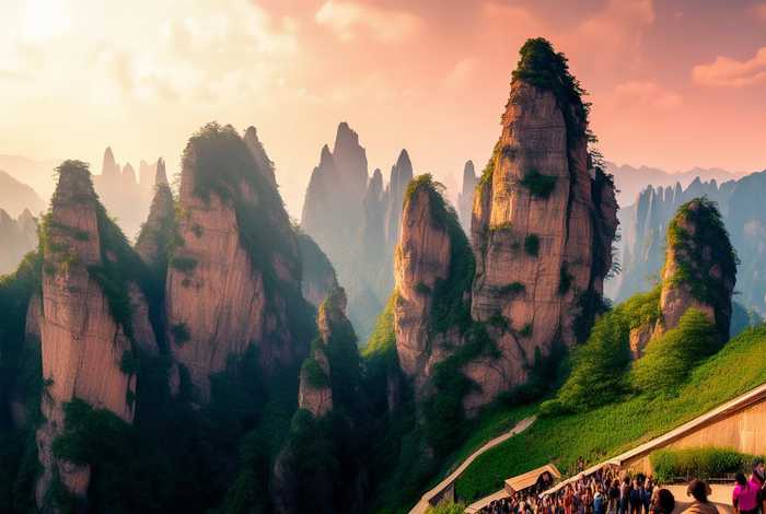 张家界旅行作文、去张家界旅行的作文