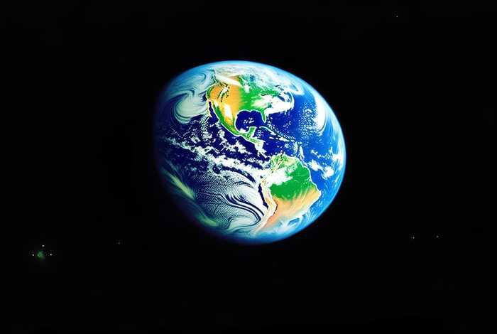 旅行者1号回望地球照片 - 旅行者1号回望地球照片图片