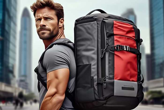 旅行背包男士大容量、男士旅行双肩大容量背包