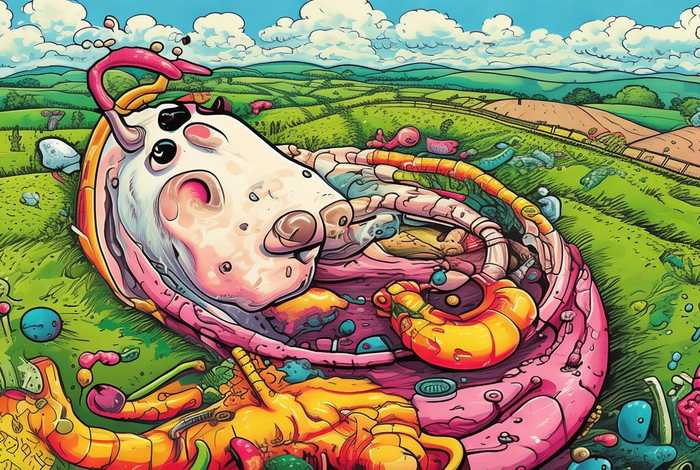 在牛肚子里旅行思维导图，在牛肚子里旅行思维导图手抄报