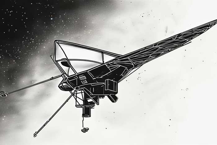 旅行者一号图片，旅行者一号图片简笔画