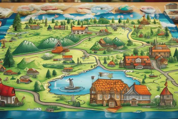 骑鹅旅行记路线图推荐词、骑鹅旅行记路线图画还要标上相关景色和事件