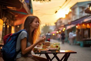 一个人吃饭旅行到处走走停停歌词，一个人吃饭旅行到处走走停停歌词是什么意思