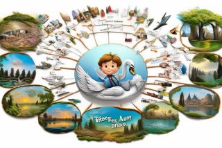 尼尔斯骑鹅旅行记梗概思维导图（尼尔斯骑鹅旅行记的思维导图知识）